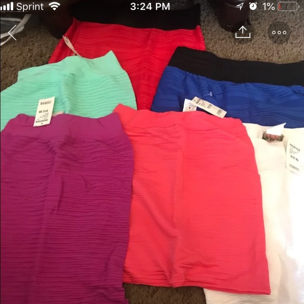 Lot of mini skirts size small